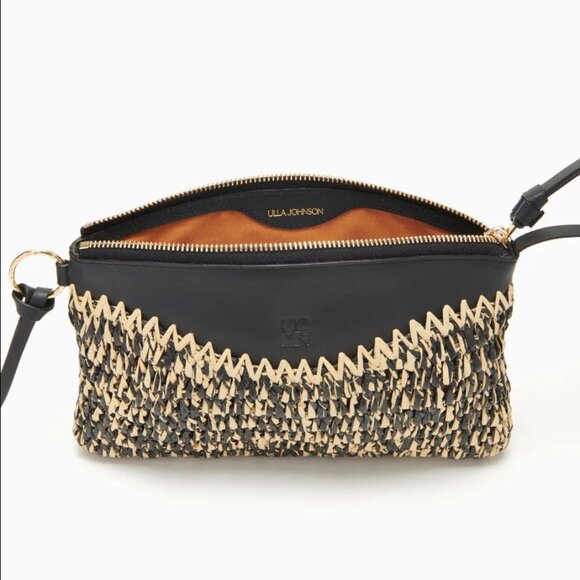 NWT – ULLA JOHNSON MAYA RAFFIA CLUTCH - Picture 2 of 5